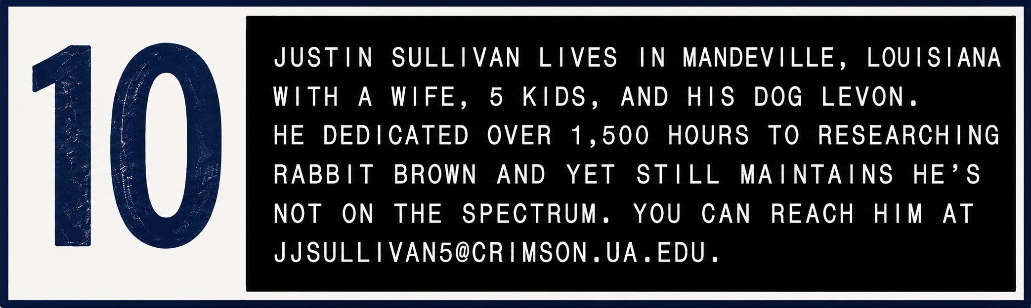 About the Author card for Justin Sullivan